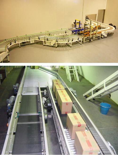 A points two turning roller conveyor 5