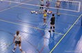 interlocking sports court volleyball