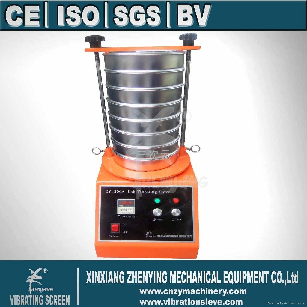 Test Particle Size ZY-200 Vibrating Separator For Ceramsite