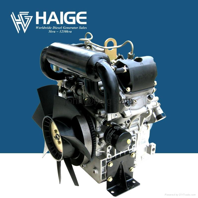 20HP water cooled V-twin 2 cylinder diesel engine