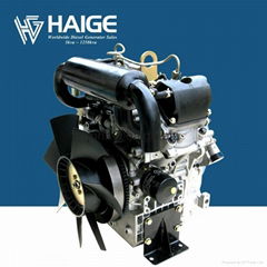 20HP water cooled V-twin 2 cylinder diesel engine