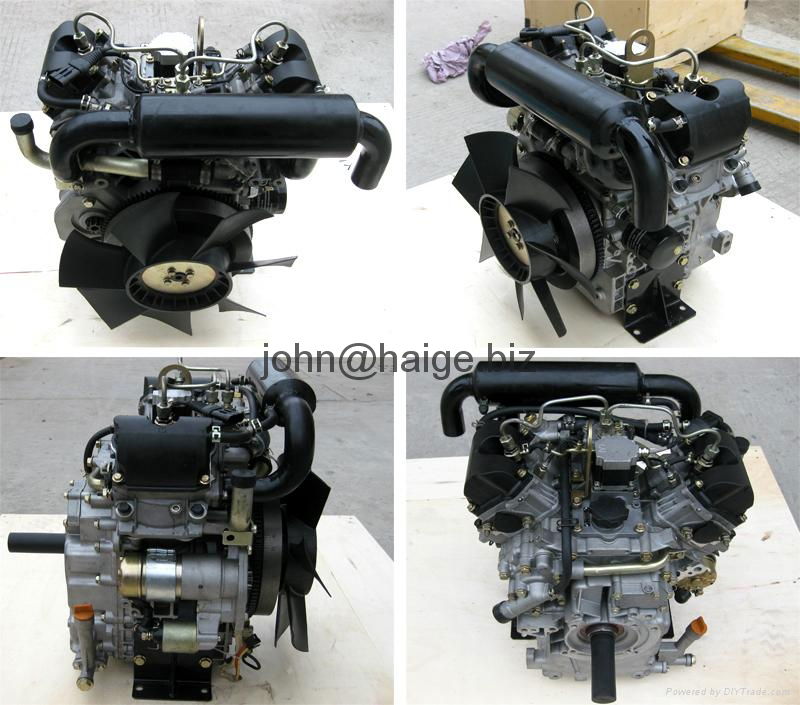 20HP water cooled V-twin 2 cylinder diesel engine 2