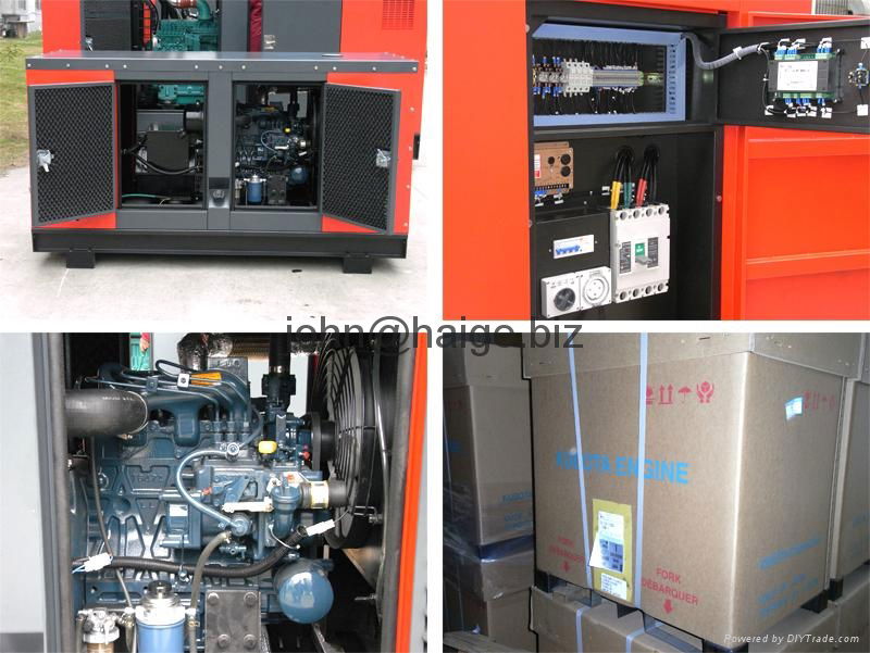 Kubota silent diesel generator set from 10kVA to 35kVA 3