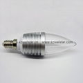 3*1W,4*1W LED candle bulb candle light 1