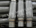 muffler flexible pipe inner braided with welded pipe-car exhaust pipe 1