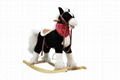 Plush rocking horse 1