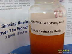 Styrene series Gel Strong Acid Cation Resin 