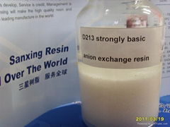 macroporous strongly basic acrylic acid series anion exchange resin