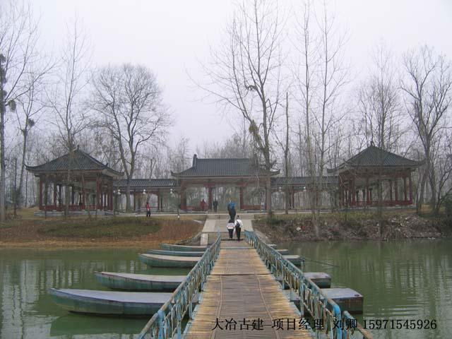 江西修水公園游廊