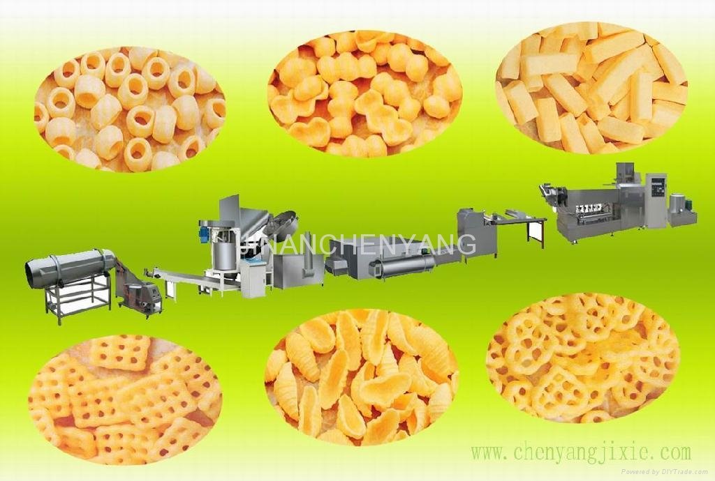 Screws shell bugles chips processing line 2