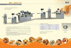 Crisp-cake bread processing line