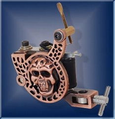 Engraved tattoo machine