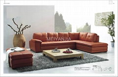 leather sofa