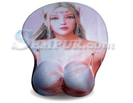 promotional gift beautiful cartoon mouse pad with wrist rest 2