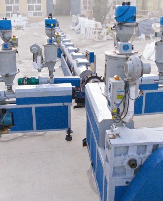 multi-layer co-extrusion pipe production line
