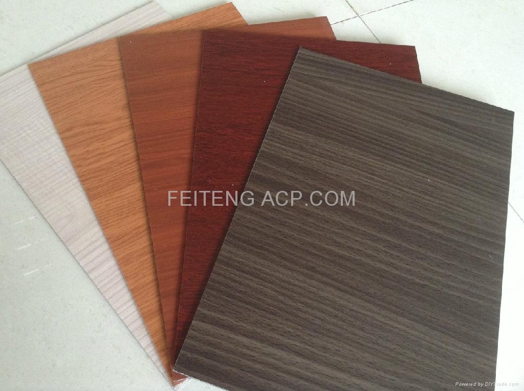 wood stone bamboo aluminum composite panel materials
