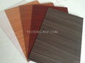 wood stone bamboo aluminum composite panel materials