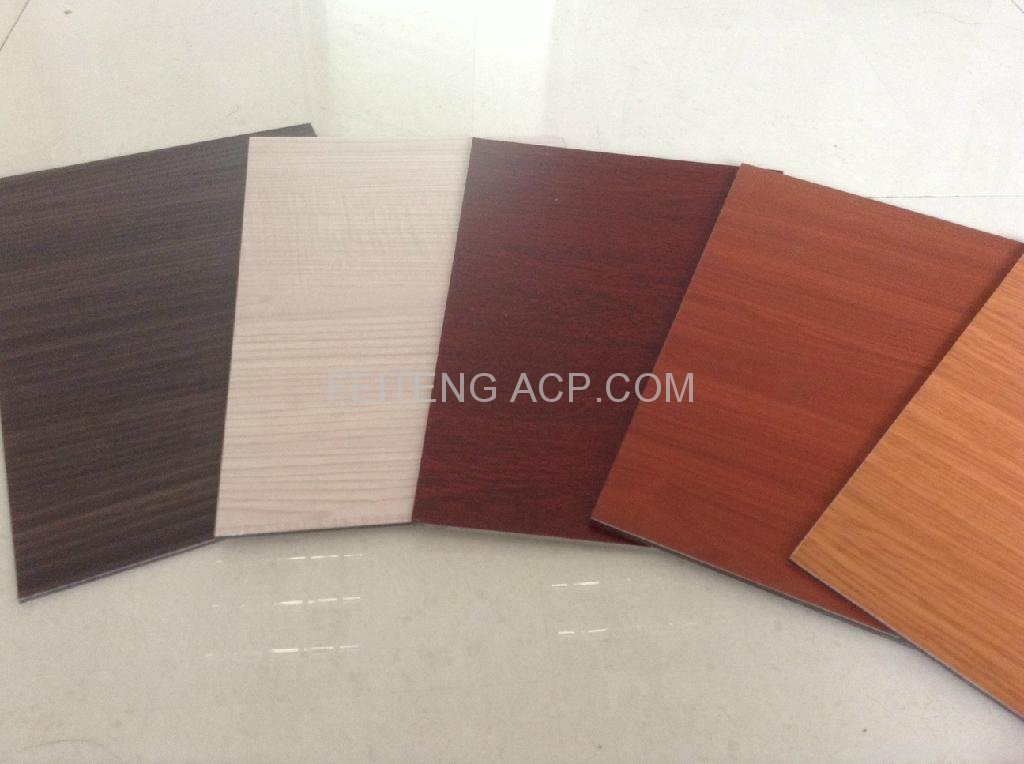 wood stone bamboo aluminum composite panel materials 2