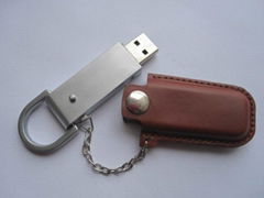 Leather usb flash drives