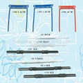 plastic long clip for stationery 1