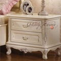 European style furniture Solid wood nightstand