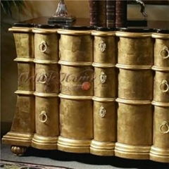 American style furniture manual wood carved Cabinet