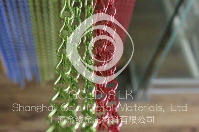 decorative aluminium chain curtain screen 4
