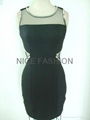 embelished cut out dress 1