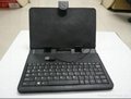 leather case with keyboard for MID pc