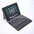 bluetooth keyboard with leather case  cover for ipad 3  2