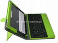 bluetooth keyboard with leather case  cover for ipad 3  3