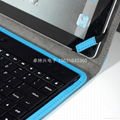 bluetooth keyboard with leather case  cover for ipad 3  4