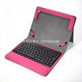 bluetooth keyboard with leather case  cover for ipad 3  5