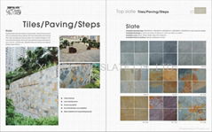 slate/limestone/quartzite/stone corner/flooring tile