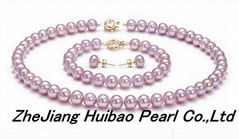 freswhater pearl set jewelry