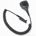 Two way radio speaker microphone for