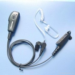 2 wire acoustic tube earpiece for Motorola GP328,GP338