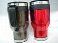 stainless steel coffee mug , plastic