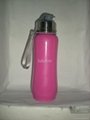 double wall stainless steel curved bottles 18/8ss 2