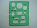 Plastic Teaching Aids - Pattern Block Template and Plastic Ruler