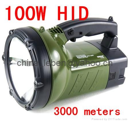 100W xenon working lamp Spotlight HID work light HID lamp flashlight