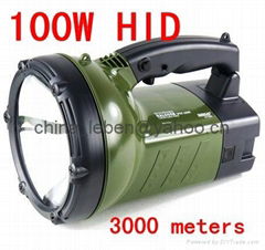 100W xenon working lamp Spotlight HID work light HID lamp flashlight