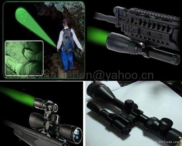 Green Laser Light Long Distance Sight and Night Vision Optic Hunting Scope