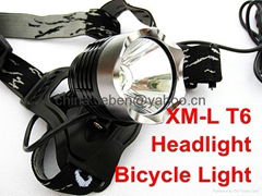 2 in 1 CREE XML XM-L T6 LED Bike Bicycle Light HeadLight HeadLamp