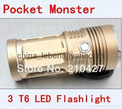 CREE XML-T6 Pocket Monster aluminum LED