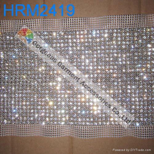 Crystal Rhinestone Mesh Trim 2