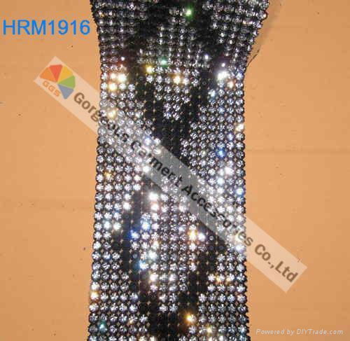 Crystal Rhinestone Mesh Trim 3