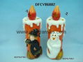 Ceramics halloween candle holder 3