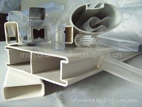 PVC extrusion molding profiled bar manufacture 5
