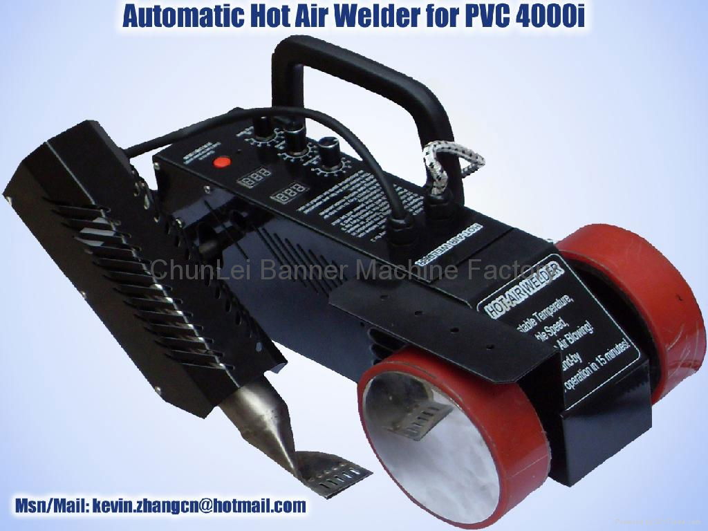 automatic hot air banner welding machine